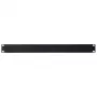 IT-BUDGET 19 inch Rack-Blindplatte 1U - Stahlblech, schwarz pulverbeschichtet (90ITBBP1HEMS)