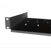 IT-BUDGET 19 inch Rack-Einlegeboden / Geräteablage - Traglast 40 kg - Tiefe 550 mm - Tiefenvariable Montage - Schwarz (90ITB19FB550S)