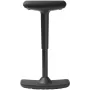 TRENDOFFICE BY DAUPHIN to-swift Drehhocker Schwarz (Stoffsitz, Poliertes Aluminium Gestell, 420-550 mm Höhenverstellung) 9299KGSFWKGSS73GSR10UGS165033