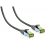 IT-BUDGET Premium Patchkabel Cat.6A mit Cat.7 Rohkabel, S/FTP, 600 MHz, 10 Gbps, PoE+, LSZH, Grau, 3 m 90ITB6A7PK3G