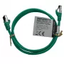 IT-BUDGET Cat.8.1 S/FTP Patchkabel aus reinem Kupfer, 1m, Grün, 40Gbps, LSZH, PoE+ 90ITBFLEX81PK1GR