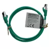 IT-BUDGET Cat.8.1 S/FTP Patchkabel aus reinem Kupfer, 1m, Grün, 40Gbps, LSZH, PoE+ 90ITBFLEX81PK1GR