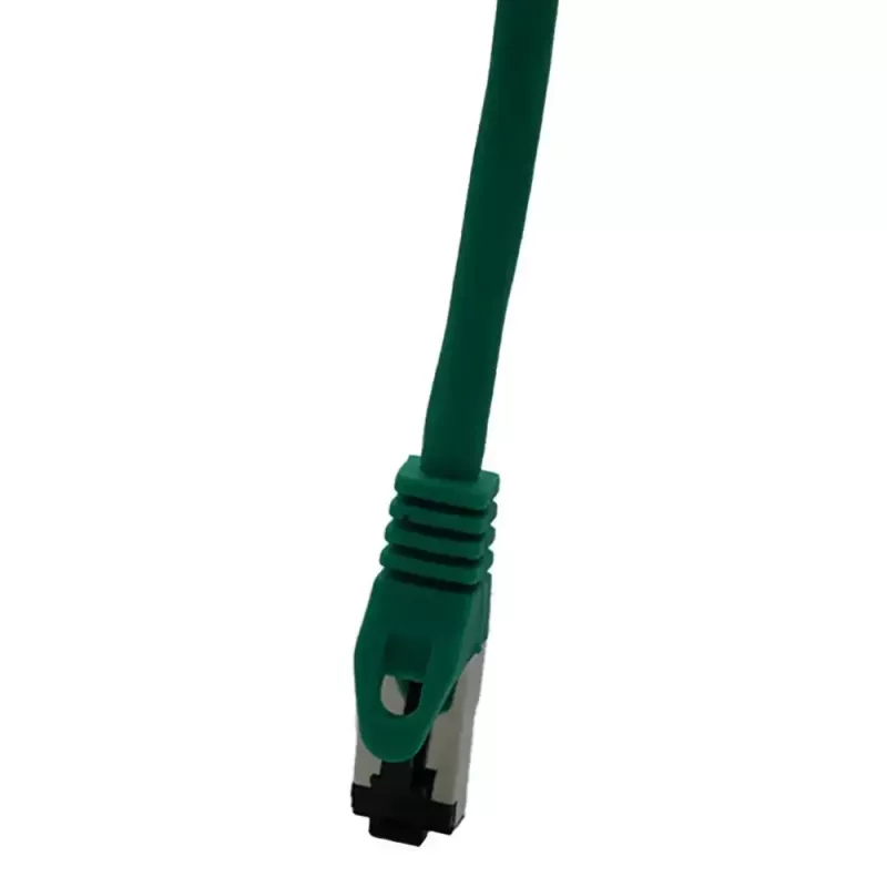 IT-BUDGET Cat.8.1 S/FTP Patchkabel aus reinem Kupfer, 1m, Grün, 40Gbps, LSZH, PoE+ 90ITBFLEX81PK1GR