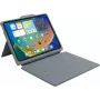 B2Bworkplace Smart Rugged Tastaturhülle mit Smart Connector für iPad 11 (2025) & 10.9 (2022), Grau/Transparent, QWERTZ