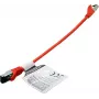 IT-BUDGET Full Copper Premium Patchkabel - Flex AWG 26 - Cat.8.1 - 2000 MHz - Halogenfrei - PoE+ - 40 Gbit - Rot - 0,5 m 90ITBFLEX81PK050R