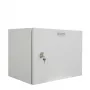 IT-BUDGET 19 inch Wandmontage-Netzwerkschrank Easy, 9U, 600x400mm, Stahltür, Hellgrau 90RR19CWV964MG