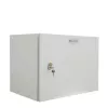 IT-BUDGET 19 inch Wandmontage-Netzwerkschrank Easy, 9U, 600x400mm, Stahltür, Hellgrau 90RR19CWV964MG