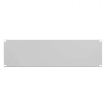 IT-BUDGET 19 inch Rack-Blindplatte 3U Hellgrau Metall 90ITBBP3HEG