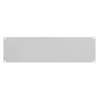 IT-BUDGET 19 inch Rack-Blindplatte 3U Hellgrau Metall 90ITBBP3HEG