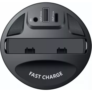 CYOO Cup Wireless Charger 15W Qi Auto-Ladestation Schwarz CY122326