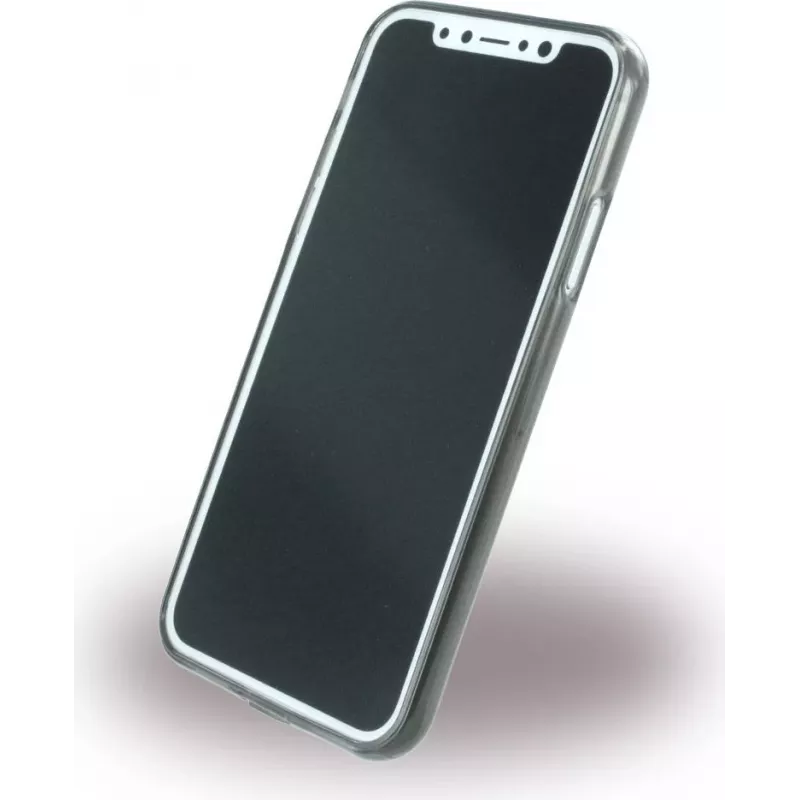 CYOO Ultra Thin Silikon Hülle für Apple iPhone X - Schwarz