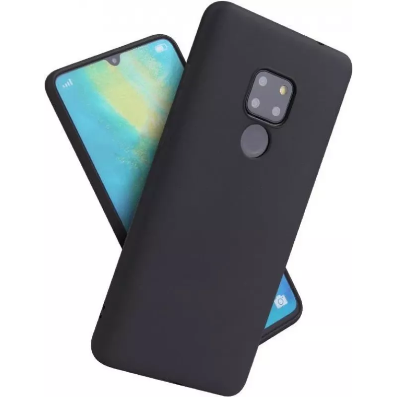 CYOO Premium Liquid Silikon Hülle für Huawei Mate 20 - Schwarz