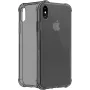 CYOO Four Corners Silikonhülle für Apple iPhone XS Max - Transparent/Schwarz
