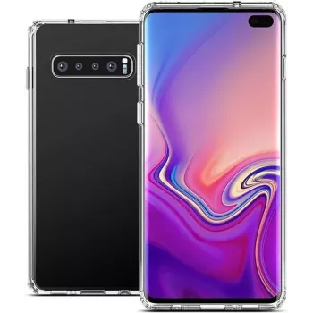 CYOO Ultra Thin Transparent Silicone Hülle für Samsung Galaxy S10 (SM-G973F)