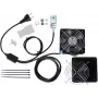 IT-BUDGET IT-Schrank-Lüfter-Kit mit Thermostat, 160 m³/h, 230 V, vorverdrahtet, 1 Lüfter 90ITBTKD180603KTHS128