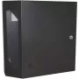 IT-BUDGET 19 inch Wandnetzwerkschrank - Platzsparende vertikale 19 inch-Montage - 3U+2U - Schwarz (90ITBV19WS3S)