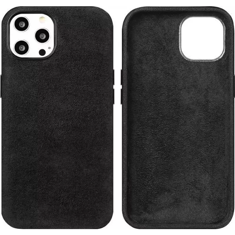 CYOO Alcantara Optik Hardcase für iPhone 11 Pro - Schwarz CY121183