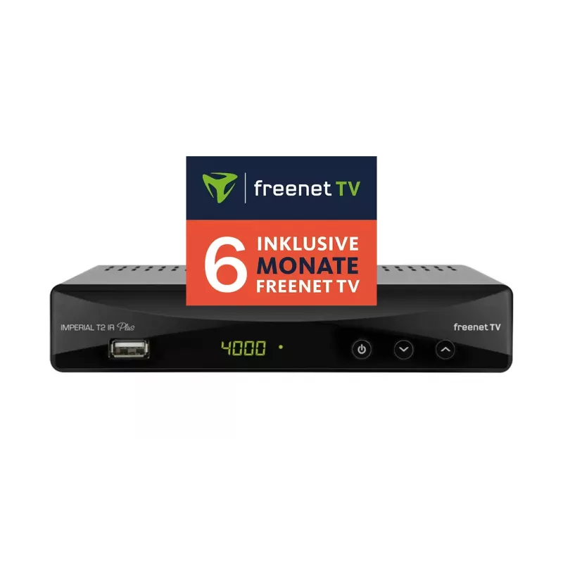 Imperial DVB-T2 Single Tuner Set-Top-Box mit H.265 HEVC, USB-PVR-Aufnahme und Smart-Card-Leser 7756006