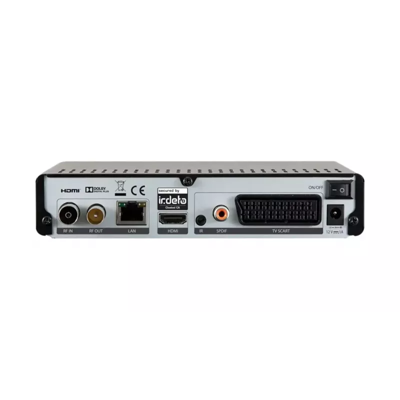 Imperial DVB-T2 Single Tuner Set-Top-Box mit H.265 HEVC, USB-PVR-Aufnahme und Smart-Card-Leser 7756006