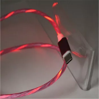 CYOO Flow Light USB-C Kabel 1m Pink mit leuchtendem LED-Flow-Effekt CY120984