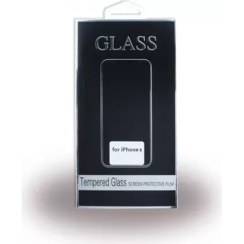 CYOO Premium Apple iPhone X 5D gehärtetes Glas Displayschutzfolie - Schwarz