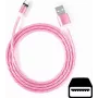 CYOO Flow Light Micro-USB-Ladekabel 1m Pink mit fließendem Lichteffekt CY121350