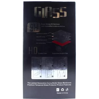 CYOO CY120707 9D Panzerglas Displayschutzfolie für Huawei P30 – Schwarz