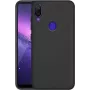 CYOO Premium Flüssigsilikon Hard Cover Hülle für Huawei P20 Lite – Schwarz
