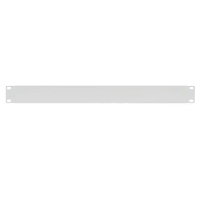 IT-BUDGET 19 inch 1U Blindplatte / Rackabdeckung – Robuste Metallversion – Hellgrau (90ITBBP1HEG)