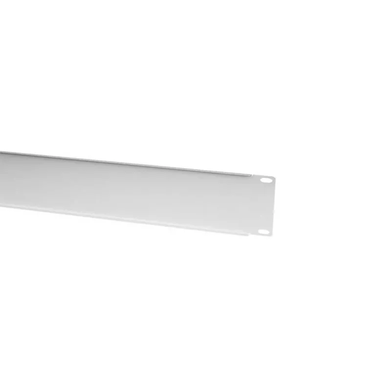 IT-BUDGET 19 inch 1U Blindplatte / Rackabdeckung – Robuste Metallversion – Hellgrau (90ITBBP1HEG)
