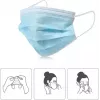 CYOO CY122187 Einweg-Gesichtsmaske 3-lagig Blau 10er-Pack