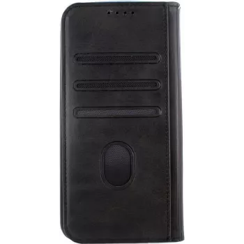 CYOO Premium BookCase für Apple iPhone 13 mini – Schwarze Kunstleder-Wallet-Hülle CY122554