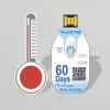TFA Dostmann TempLOG Einweg-Temperaturdatenlogger -30 bis +60 °C, USB, IP67, 16.000 Messwerte 31.1062.02