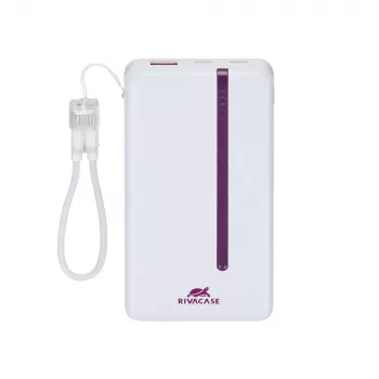 Rivacase VA2311 10000 mAh 22,5 W Powerbank Weiß