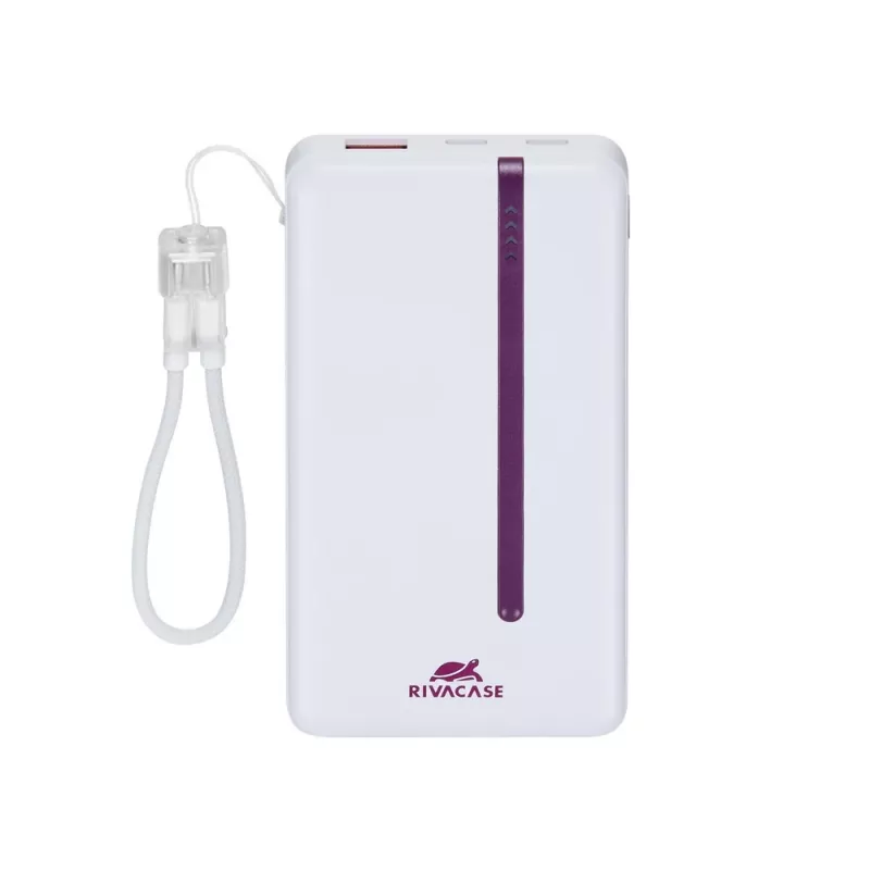 Rivacase VA2311 10000 mAh 22,5 W Powerbank Weiß