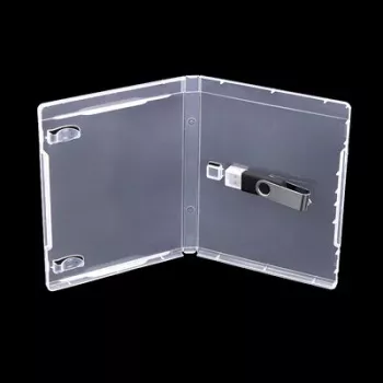 MediaRange BOX905 Leere Blu-ray-Hülle für USB-Stick, 170x135mm, Transparent