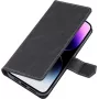 CYOO Premium BookCase Wallet Hülle für iPhone 14 Pro, Schwarz CY122793