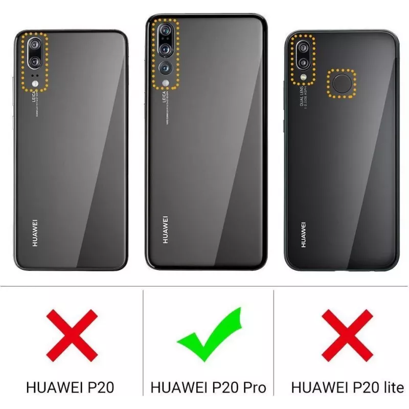 CYOO Premium Flüssigsilikon-Hülle für Huawei P20 Pro – Schwarz