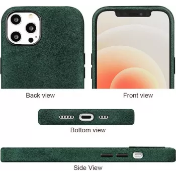 CYOO Alcantara Hardcase für Apple iPhone 11 Pro Max – Schwarz – Schutzhülle (CY121184)