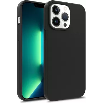 CYOO Premium Flüssigsilikon-Hülle für Apple iPhone 14 Plus – Schwarz CY122779