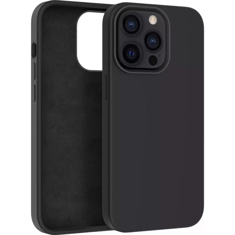 CYOO Premium Flüssigsilikon-Hülle für Apple iPhone 14 Plus – Schwarz CY122779
