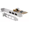 EXSYS EX-16500E-2 FireWire 1394a PCIe Karte, 3+1 Port, TI Chipsatz
