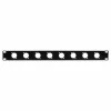 EXSYS 19-Zoll 1U Rack-Panel mit 8 D-Typ (XLR) Aussparungen, Schwarz EX-49297
