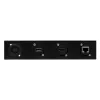 EXSYS 19-Zoll 1U Rack-Panel mit 8 D-Typ (XLR) Aussparungen, Schwarz EX-49297