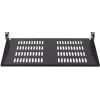 Rockstable RS19-FH18 19 inch 1U Festboden 400mm Tiefe 25kg Traglast Schwarz
