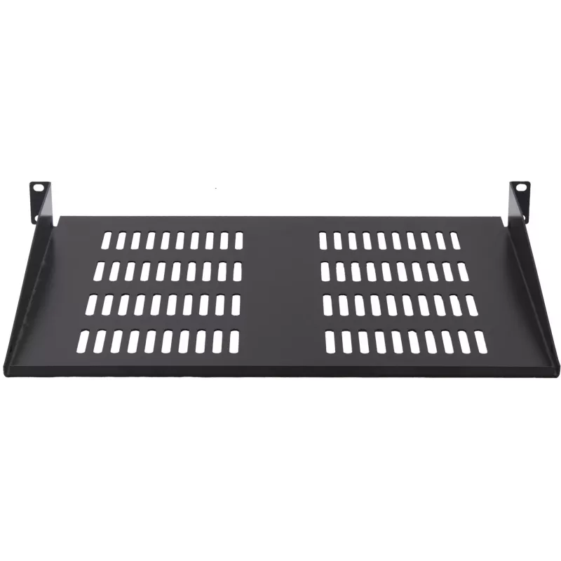 Rockstable RS19-FH18 19 inch 1U Festboden 400mm Tiefe 25kg Traglast Schwarz
