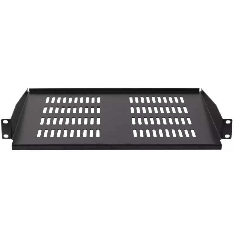 Rockstable RS19-FH18 19 inch 1U Festboden 400mm Tiefe 25kg Traglast Schwarz