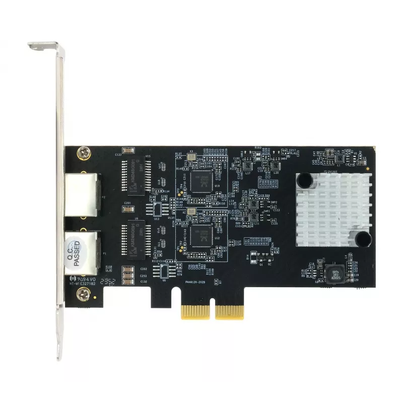 EXSYS Dual 5 Gigabit Ethernet PCIe x2 Karte (Realtek RTL8126) EX-60152