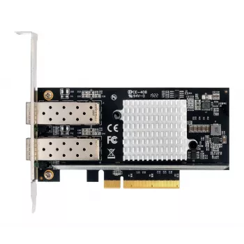 EXSYS Dual 10 Gigabit SFP+ Netzwerkcontroller PCIe x8, Intel 82599ES Chipsatz EX-60232