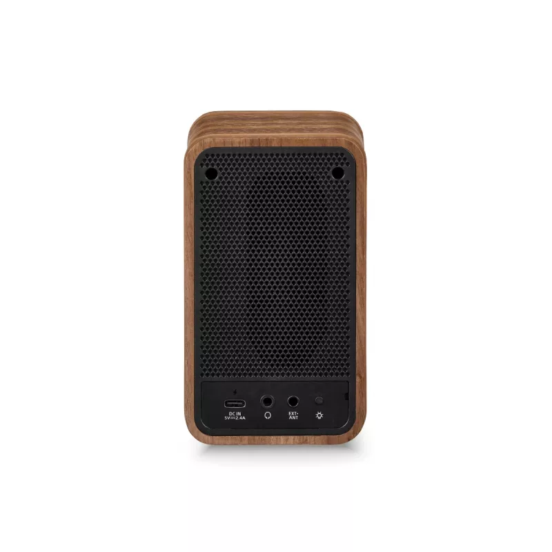 Sangean WR-9 tragbares FM-Radio, Gehäuse aus echtem Walnussholz, Vintage-Design, Bluetooth, 8W